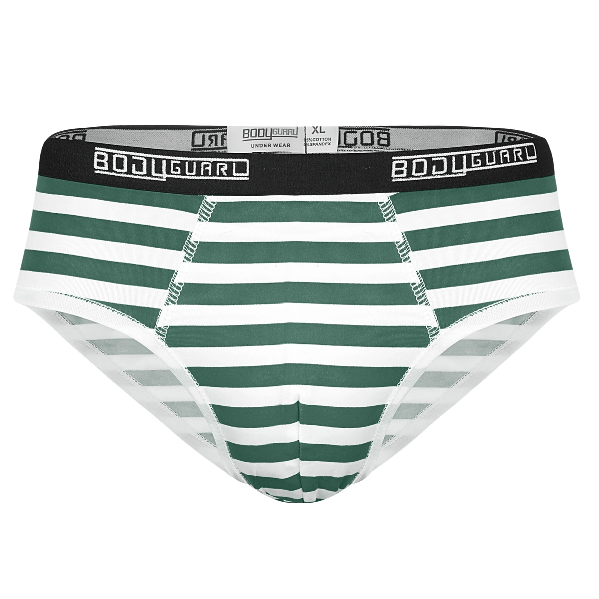 شورت مردانه اسلیپ  بادیگارد مدل راه راه یشمی