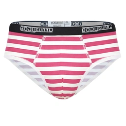 شورت مردانه اسلیپ  بادیگارد پادار راه راه رنگ قرمز